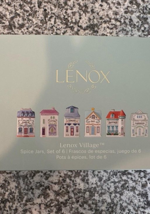 2024 Lenox Spice Village 24 Piece Jar Collection Complete Full Set