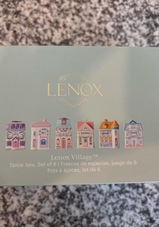 2024 Lenox Spice Village 24 Piece Jar Collection Complete Full Set