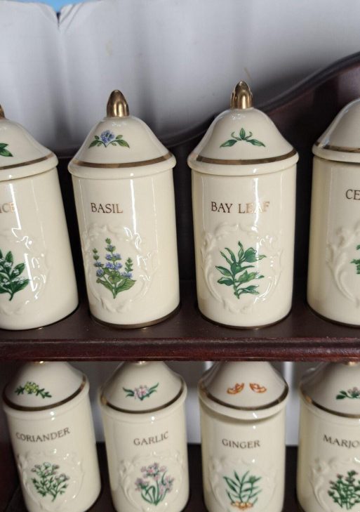 Lenox Garden Spice Jar Set With Rack