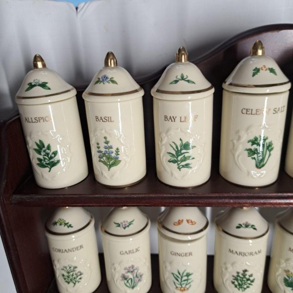 Lenox Garden Spice Jar Set With Rack - Image 1