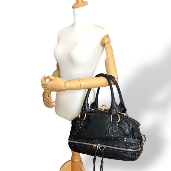 Rare Chloe Paddington Hand Bag Leather Black - Image 1