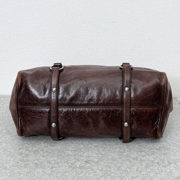 Authentic PreOwned miu miu vitello lux side ribbon bag y2k Dark brown - Image 6