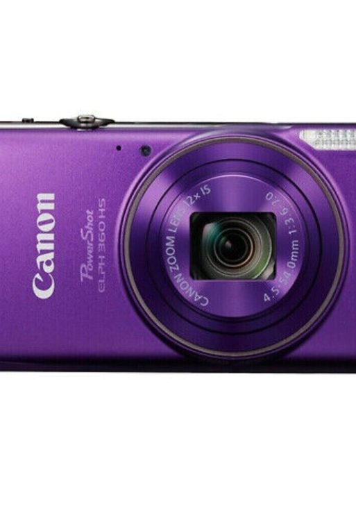Canon PowerShot ELPH 360 Digital Camera HS 12X Optical Zoom 80% new