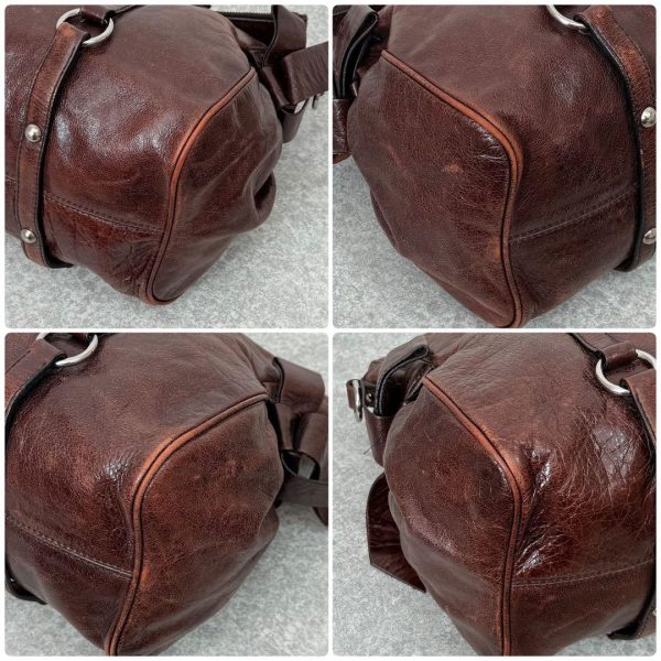 Authentic PreOwned miu miu vitello lux side ribbon bag y2k Dark brown - Image 7