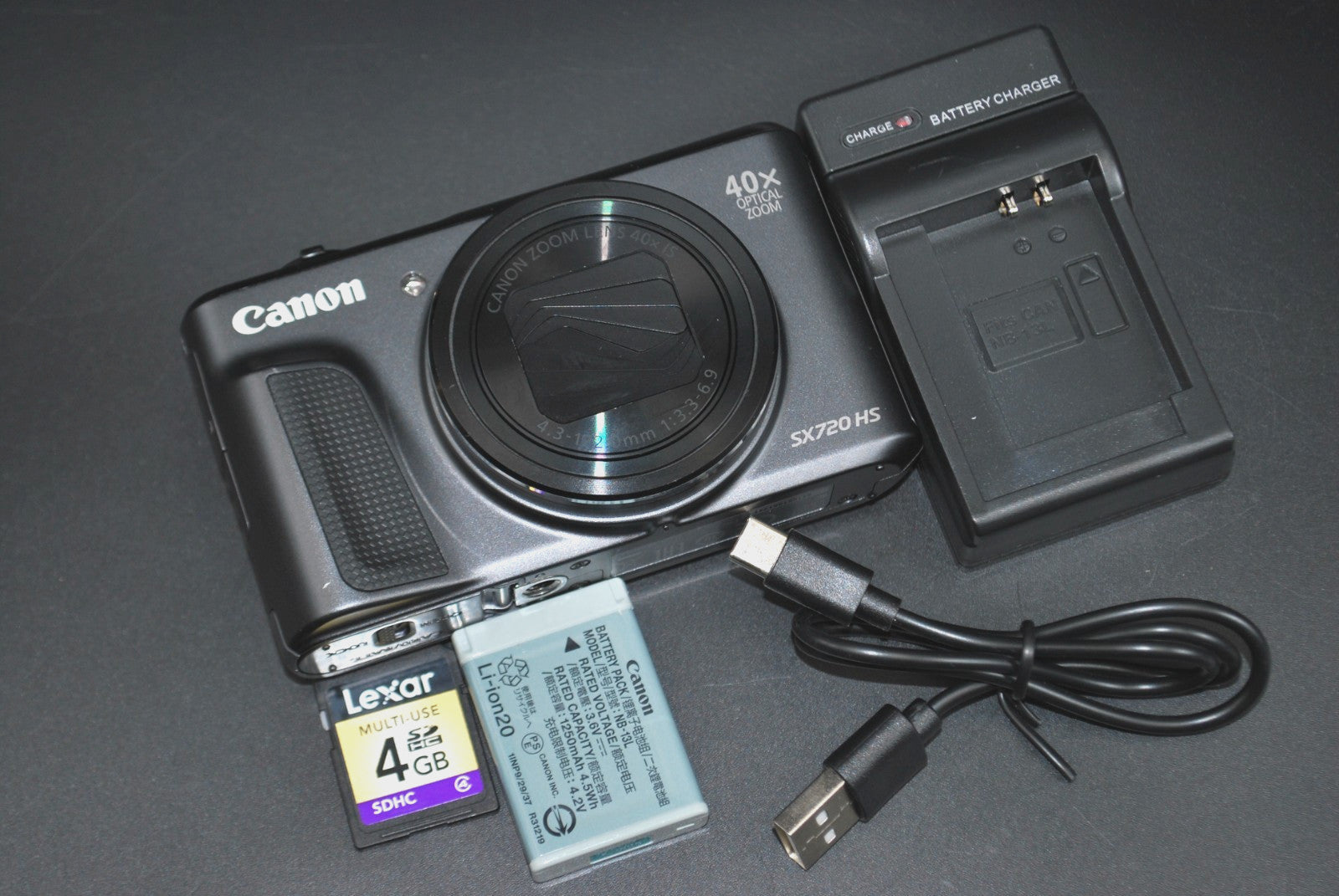 Canon PowerShot SX720 HS 20.3MP Compact Digital Camera Black