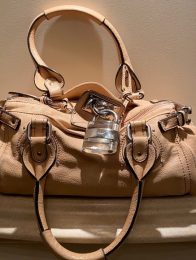 Preowned Chloe Paddington Bag – Beige Leather