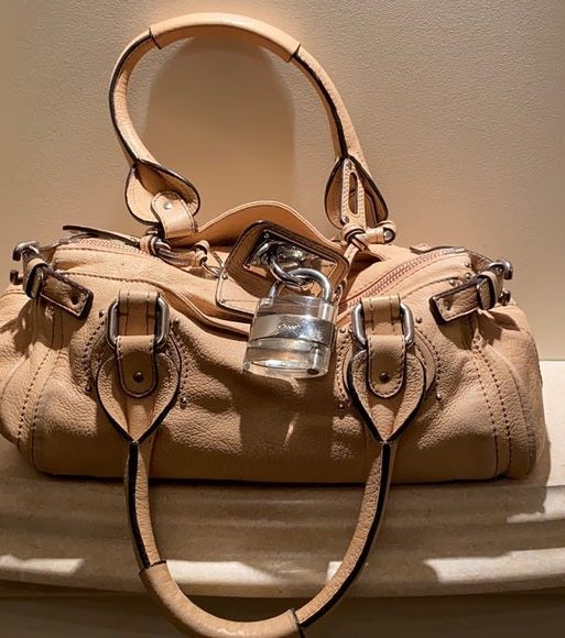 Preowned Chloe Paddington Bag – Beige Leather