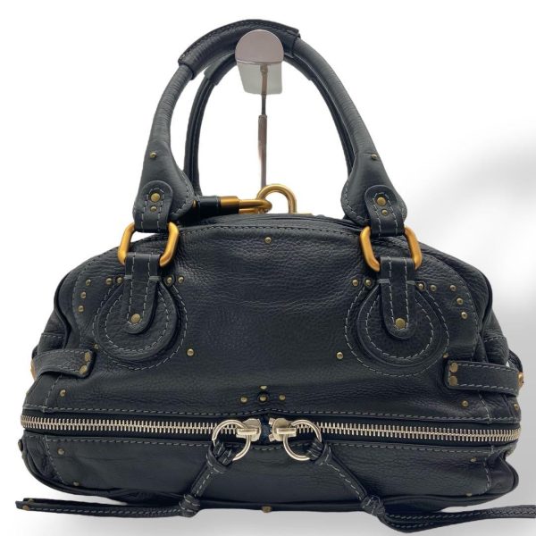 Rare Chloe Paddington Hand Bag Leather Black - Image 2