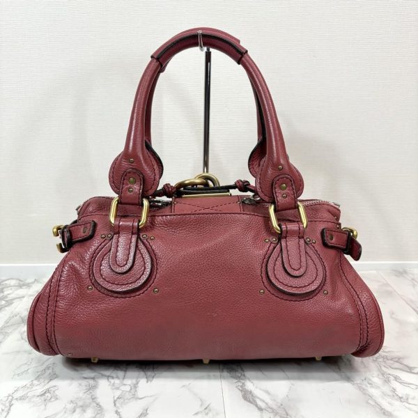 Rare Chloe Paddington Hand Bag Leather Pink With Padlock Key - Image 1