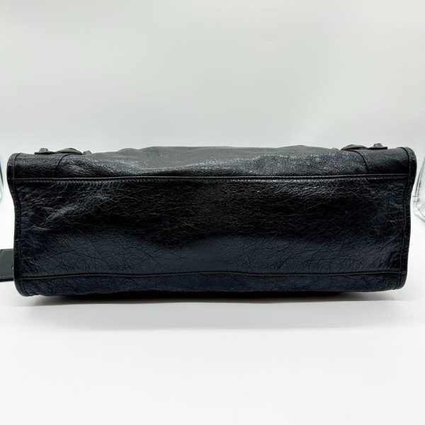 NEAR MINT BALENCIAGA Y2K Classic City 115748 2way Shoulder Bag Black Leather ES1 - Image 5