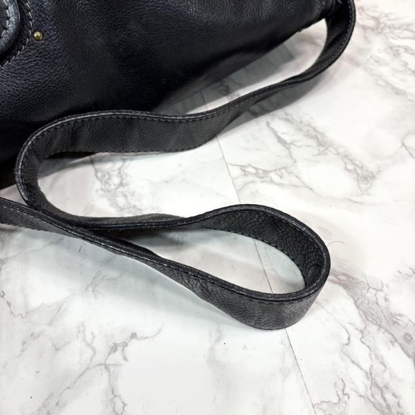 Rare Chloe 32914 Paddington Shoulder Bag Black Leather W Padlock Key - Image 6