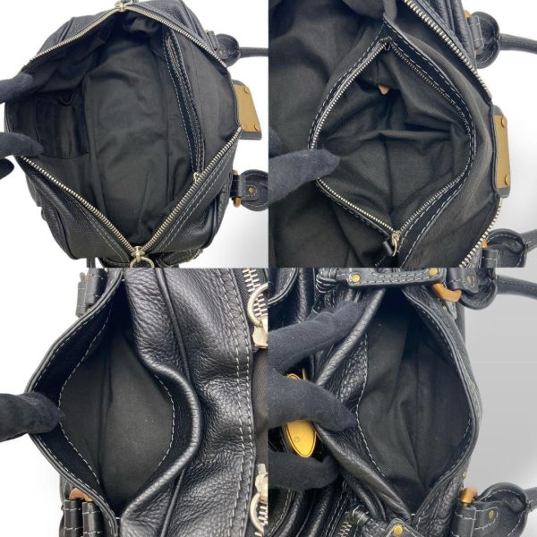 Rare Chloe Paddington Hand Bag Leather Black - Image 8