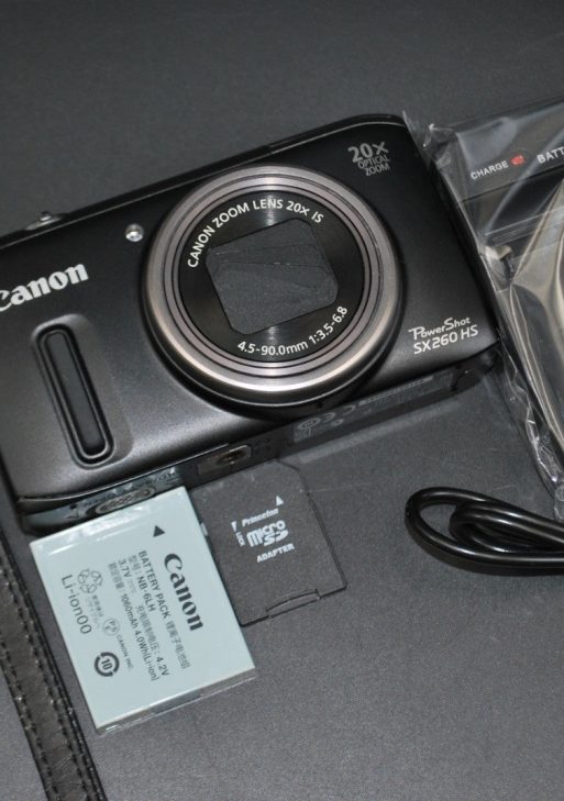 Canon PowerShot SX260 HS 12.1MP Black Digital Camera