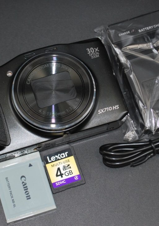 Canon PowerShot SX710 HS Compact Digital Camera Black Bundle