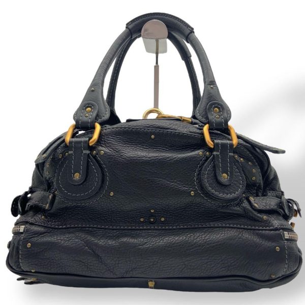 Rare Chloe Paddington Hand Bag Leather Black - Image 3